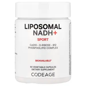 Codeage Sport, Liposomal NADH+, 60 Vegetable Capsules