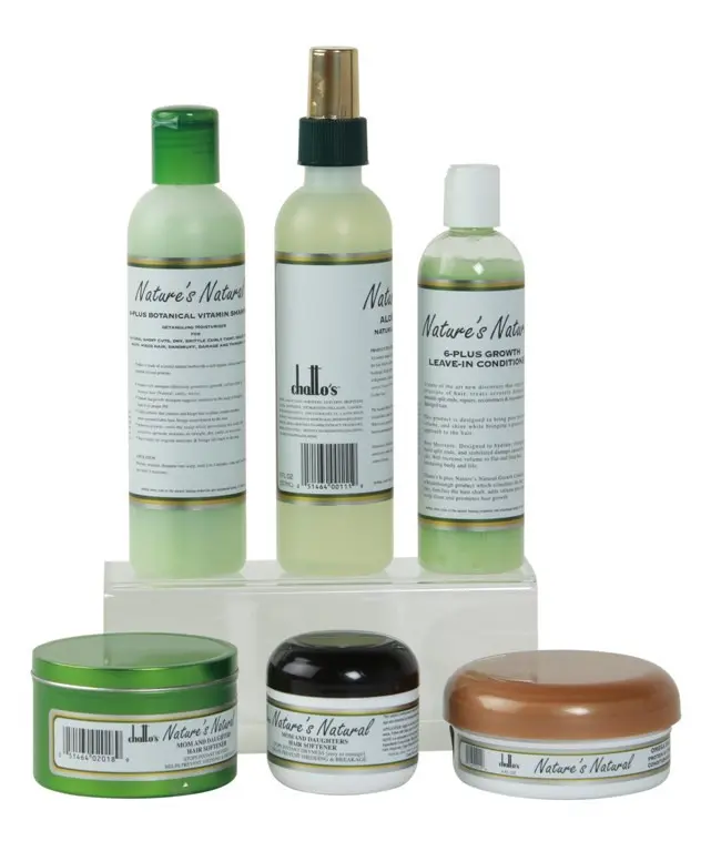 Nature's Natural Hair Care Kit | 5-Step Healthy Hair & Scalp Care Treatment for Men & Women – Aloe Moisture Mist, Botanical Vitamin Shampoo, Leave-In Conditioner, Hair Softener & Omega Gold Hairdress – Daily Haircare for Curly, Wavy & Textured Hair