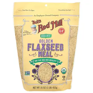 Bob's Red Mill Organic Golden Flaxseed Meal, 16 oz (453 g)