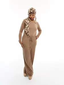 MOCHA CUTE & COMFY JUMPSUIT