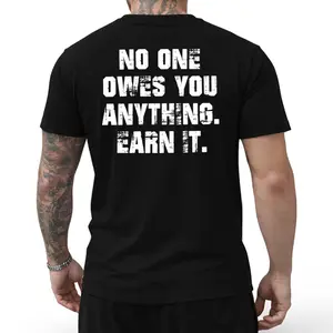 No One Owes You Anything – Empowering Self Reliance Shirt for Ambitious Entrepreneurs