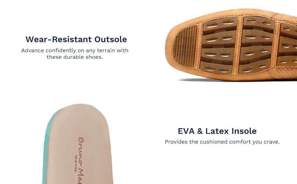 Bruno Marc Men's Versatile Slip-On PU Leather Loafers with Round Toe