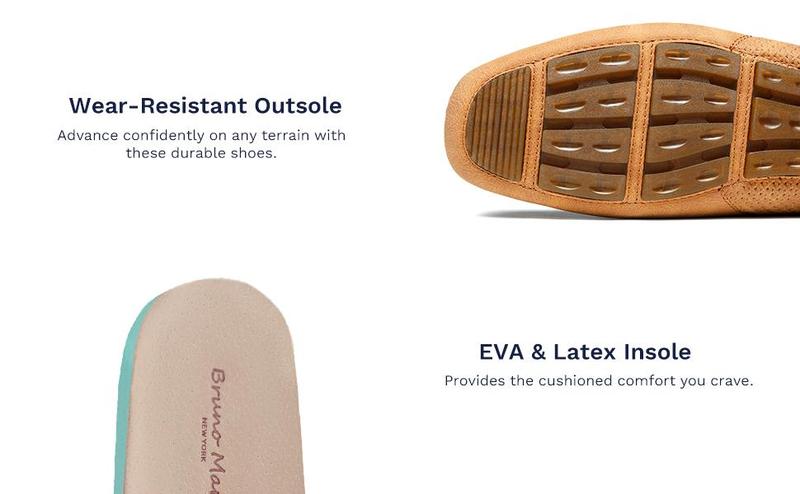 Bruno Marc Men's Versatile Slip-On PU Leather Loafers with Round Toe