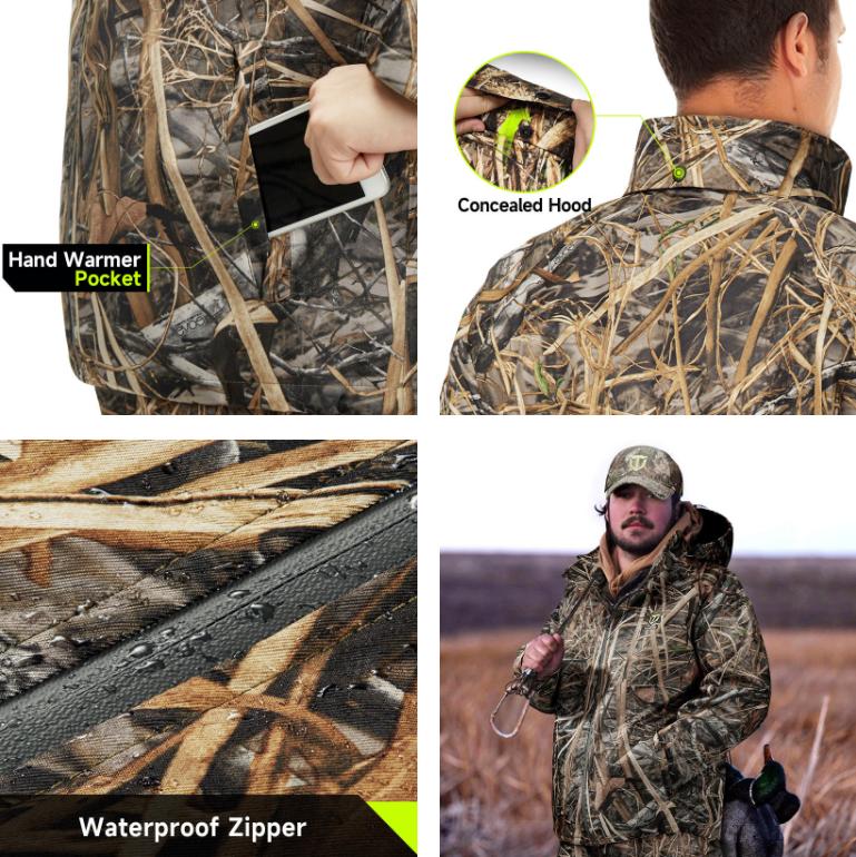 TIDEWE Rain Suit, Lightweight Waterproof Breathable Rain Coat & Pant for Outdoor Activities Working Suit Daily Wear field gear mens clothing Rainproof Full Body Cover