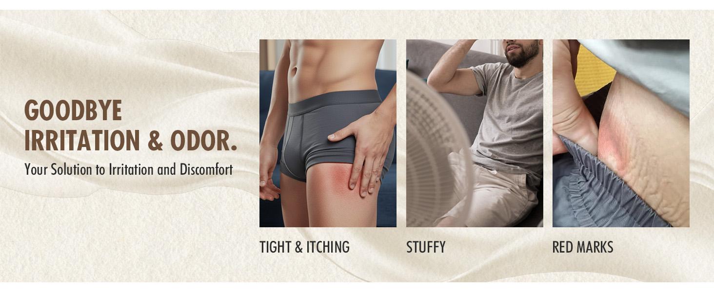 Separatec Silky Bamboo Fabric Mens Boxer Shorts | Buttery Soft, All-Day Comfort 3 Pack