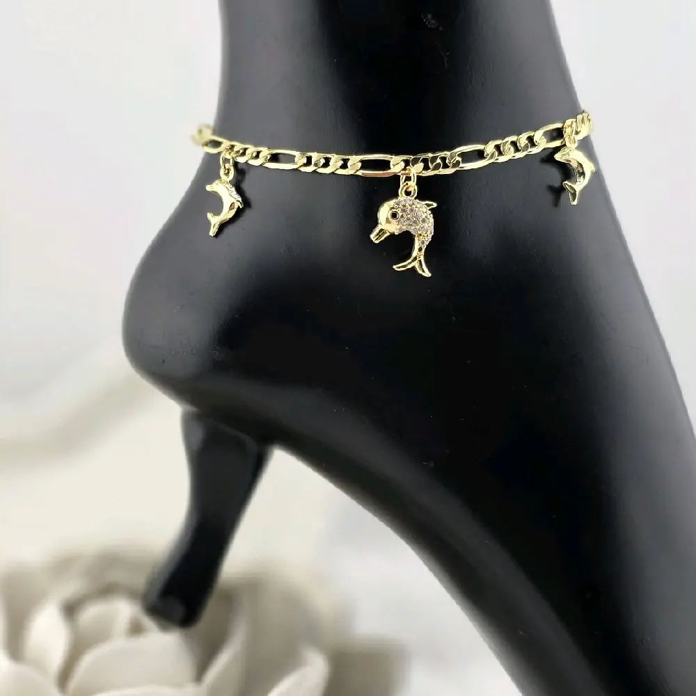 anklet 14k gold plated anklet 14k gold plated