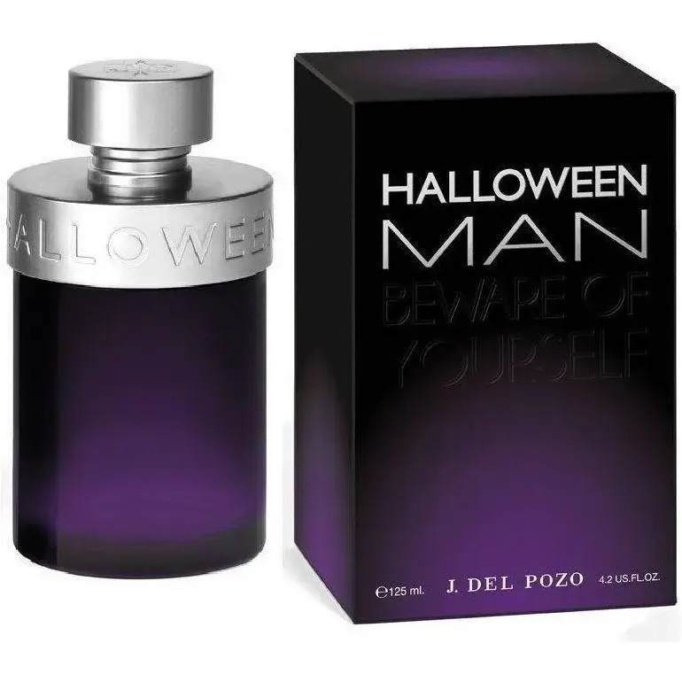 Halloween Man Cologne for Men, Eau de Toilette Spray with Violet Leaf Notes, Gray Amber, and Vanilla, 4.2 fl oz, Male Wear, Contains Aerosol, Edp, Floral, Spray Bottle, Signature Scent, Vanilla Base, Botanical Floral Men's Fragrance