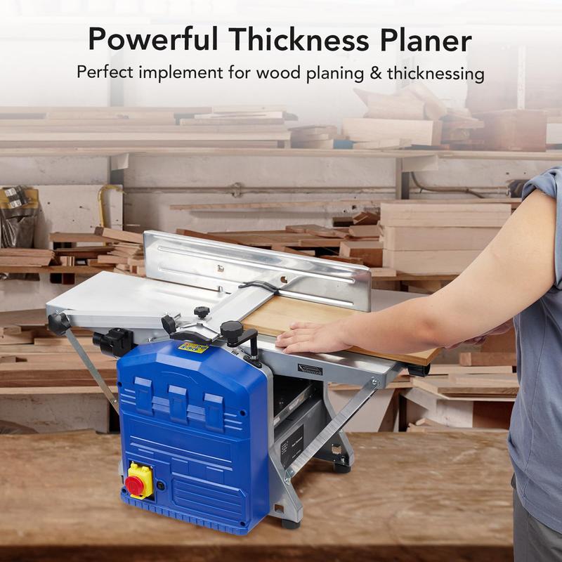 GARVEE 1250W Benchtop Wood Planer, Low Noise, for Wood Planing
