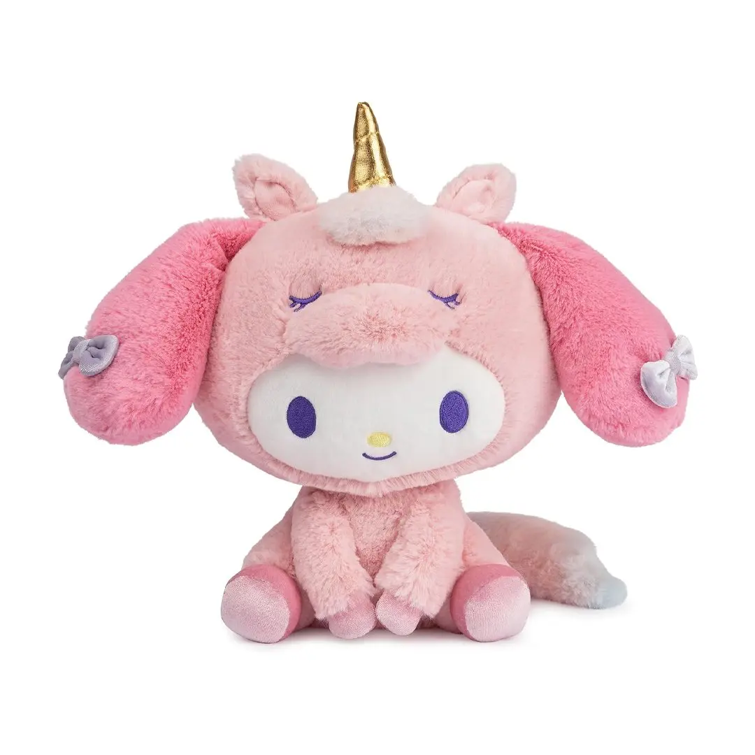 GUND Sanrio My Melody Unicorn 9.5in Stuffed Toy - Cute Animal Plush, Soft Cuddly Gift, Stuffed Animals Collectible
