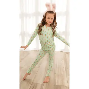 Youth Pajama Set in Carrots