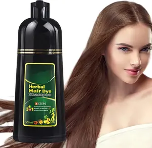 Instant Color Shampoo, Suitable for Multiple Hair Colors, 3-in-1 Color Shampoo, Unisex, Long-Lasting Color, Multiple Shades Available