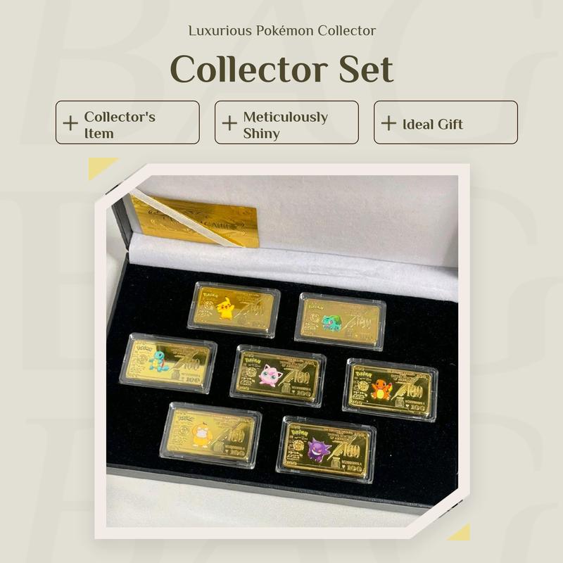 Pokémon 7-Piece Set Collectors Edition Box Pack and Authentic Card