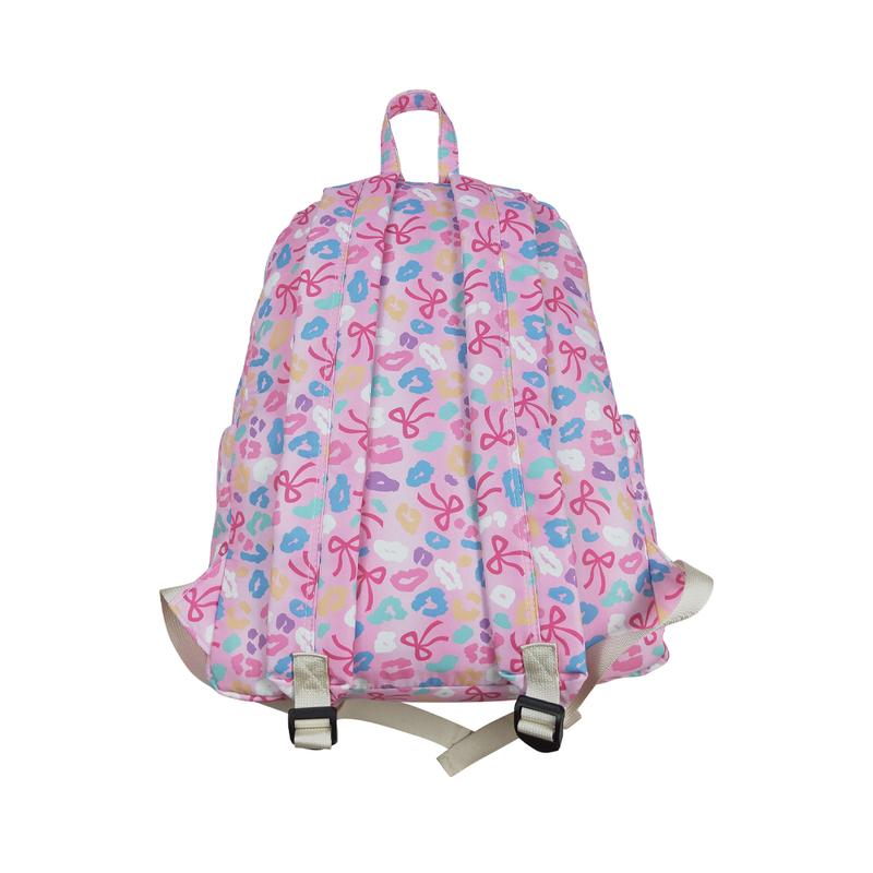 Cute Bow Printed Kids Girls Backpack - Perfect Back to School Bag