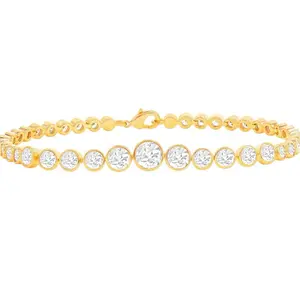 Graduated Round Cut Tennis Bracelet