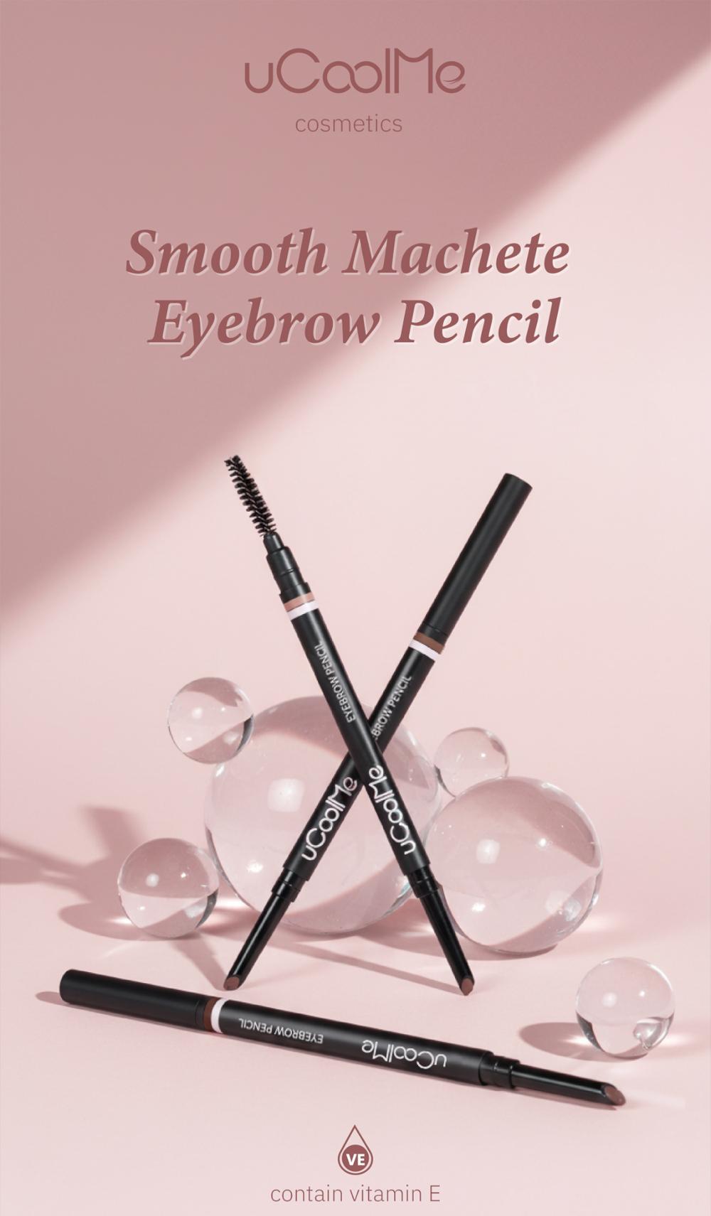 uCoolMe Smooth Machete Eyebrow Pencil, 1 Count Long Lasting Real Hair Brow Pencil, Waterproof Blade Eyebrow Pencil –Eye Brow Makeup Tool, Makeup Accessories, Cosmetic Product for Women 24H Stay, No Smudge, Easy Natural Brows TikTokShopHolidayHaul