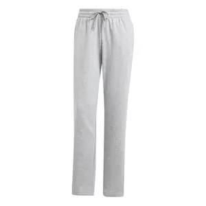 adidas Womens Essentials Small Logo Feel Cozy Open Hem Joggers Casual - Grey