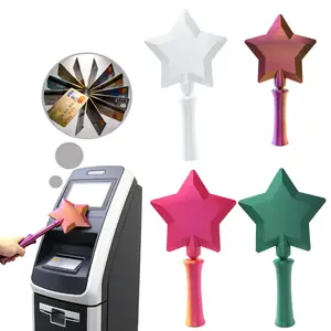 Magic Wind 3D Starlight Stick Payment Holder, Tap to Pay Touch Payment, Contactless Card Case, High Aesthetic Card Wallet, Card Slot