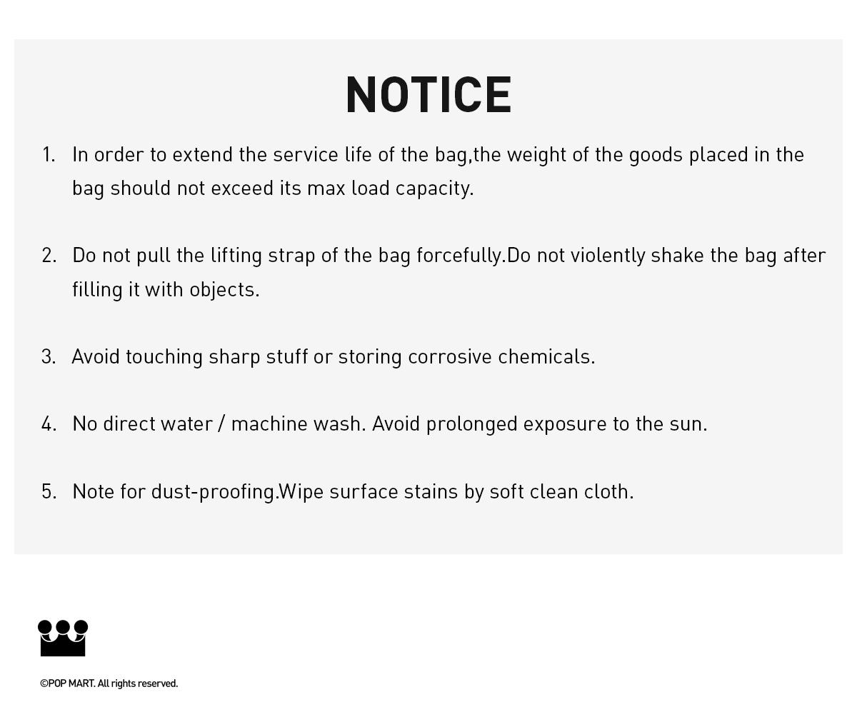 POP MART Hirono Living Wild – Freedom Island Cotton Linen Wanderer Bag White