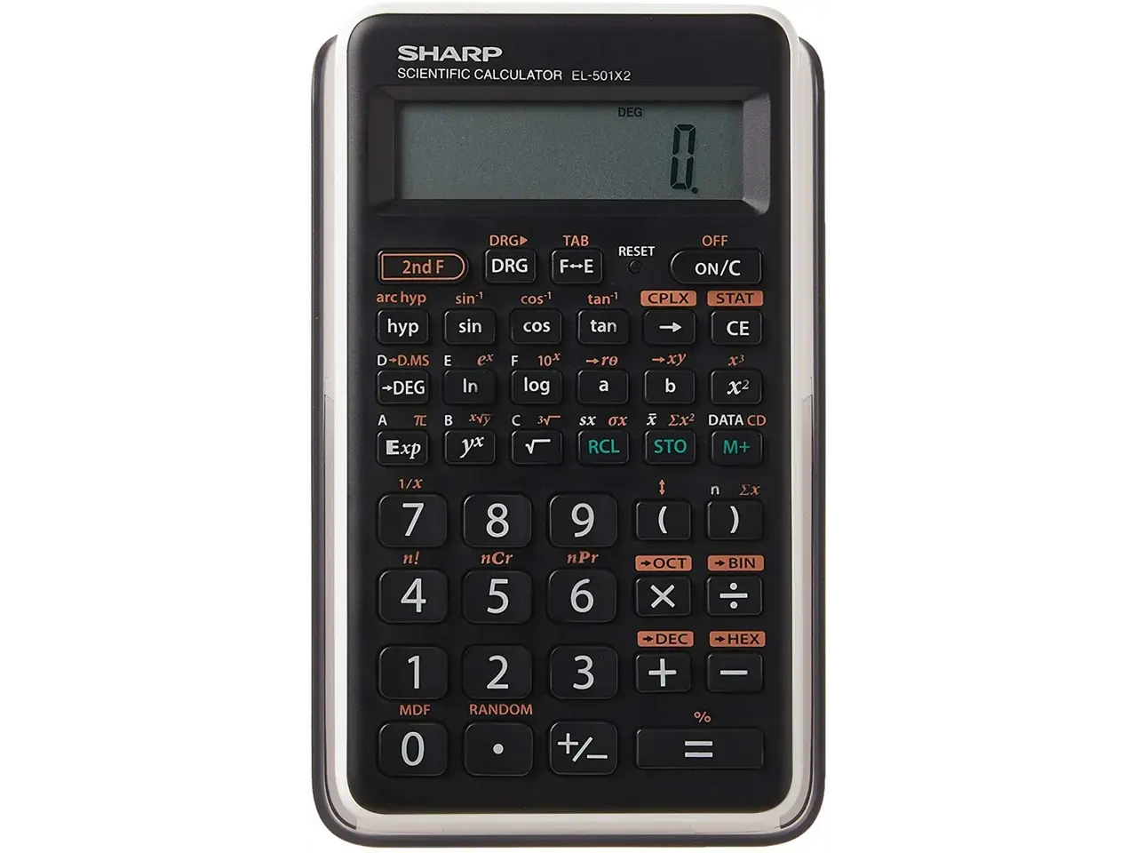 Sharp EL501X2BWH EL-501XBWH Scientific Calculator, 10-Digit LCD
