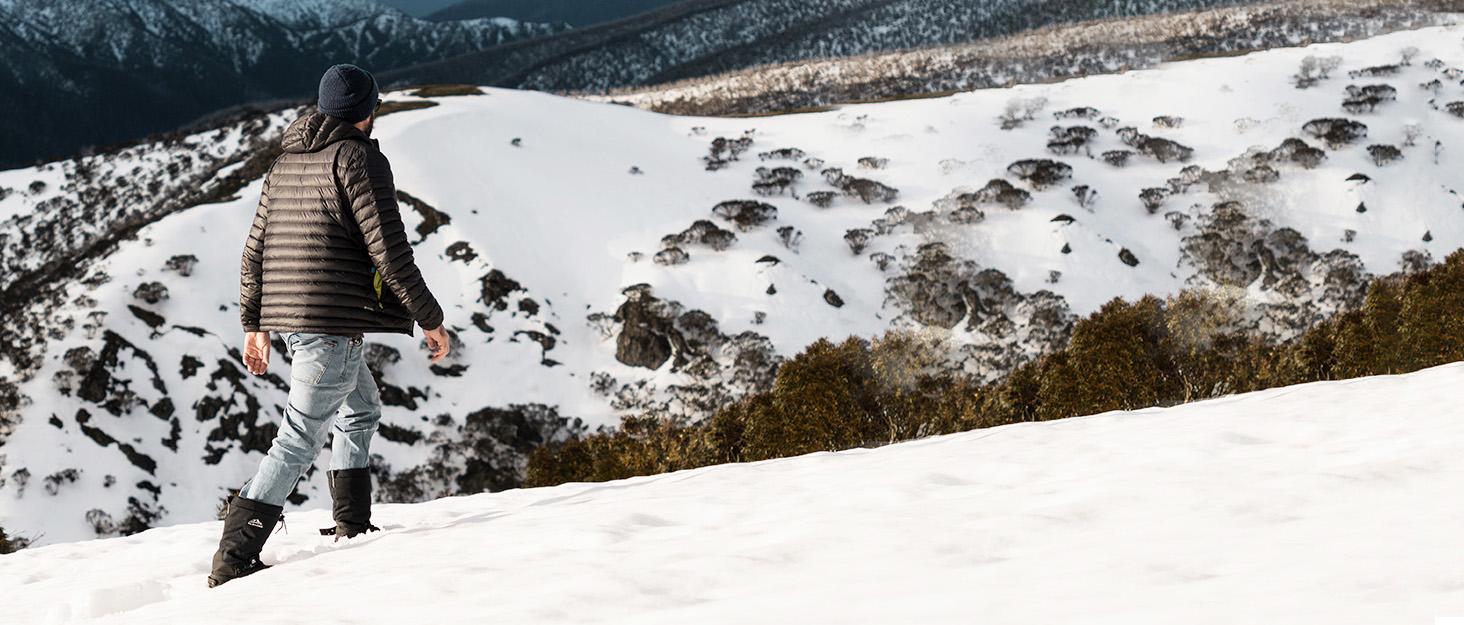 ALEADER Men's Winter Waterproof Insulated Snow Boots Warm Inner Layer Comfortable Classic All-match Non-slip Outdoor Hiking Boots