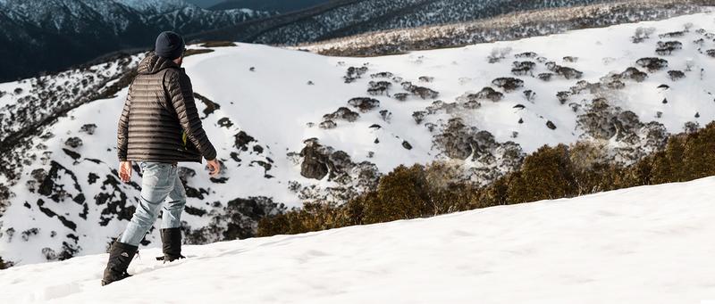 ALEADER Men's Winter Waterproof Insulated Snow Boots Warm Inner Layer Comfortable Classic All-match Non-slip Outdoor Hiking Boots