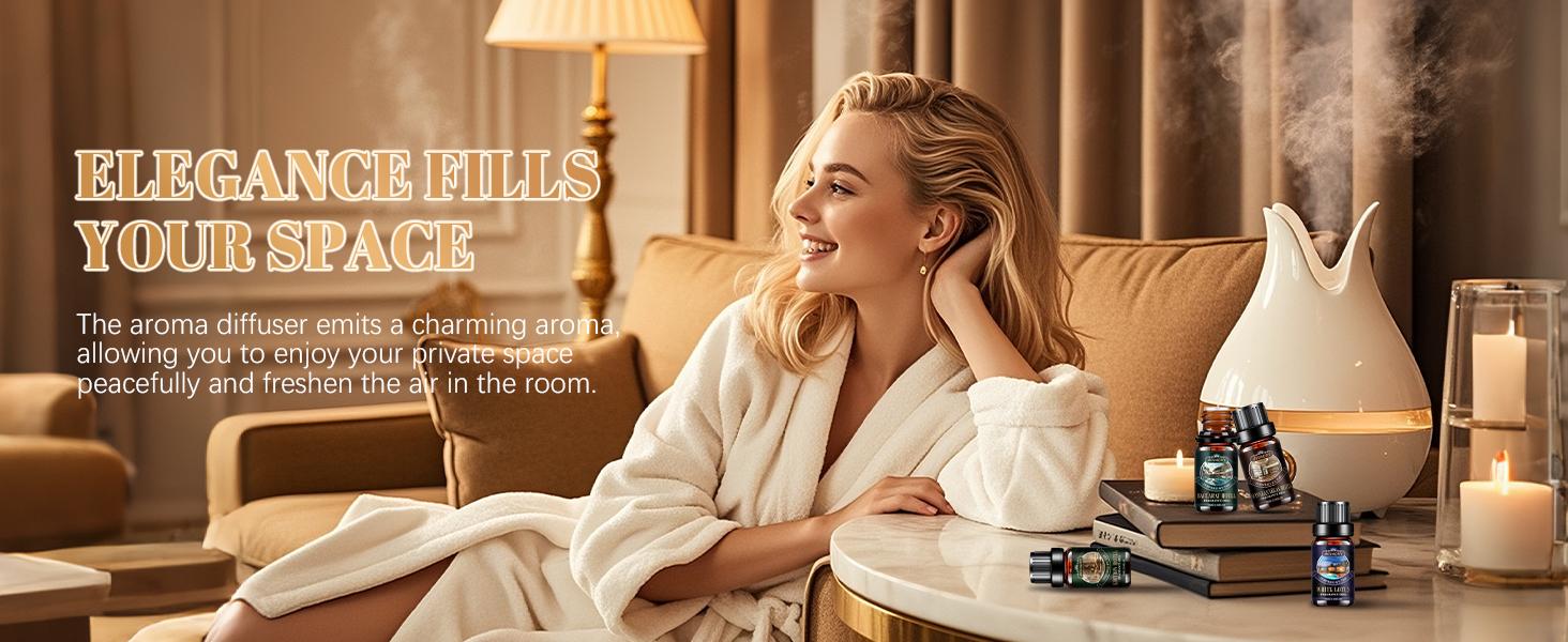 Aeshory Essential Oil Collection 6 Bottles of 6 Essential Oil Blends for Diffusers Candles Soap Making Aroma Perfume Scented Liquid for Enhancing Your Environment Aeshory Essential Oil Collection 6 Bottles of 6 Essential Oil Blends for Diffusers Candles Soap Making Aroma Perfume Scented Liquid for Enhancing Your Environment