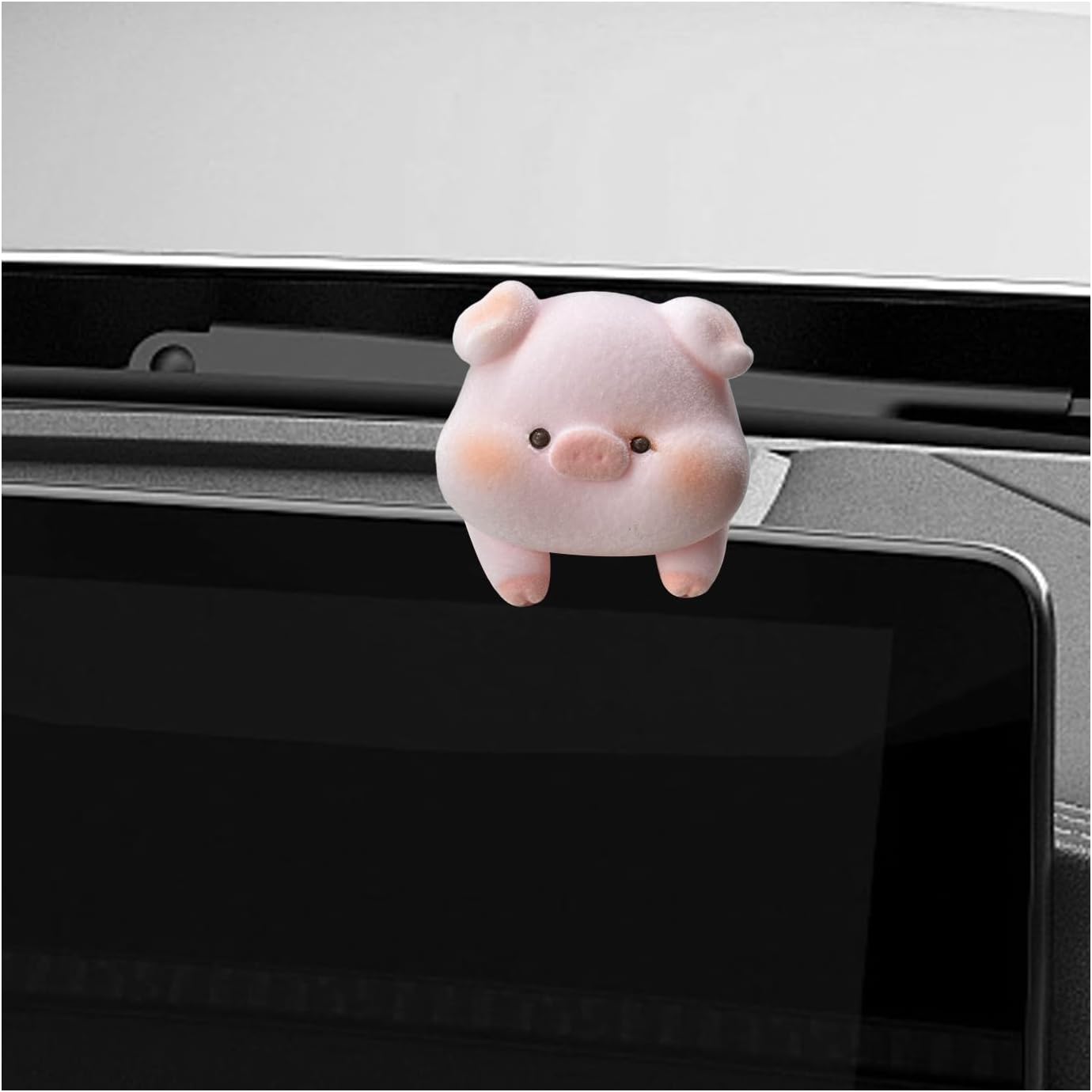 MUNBYN Cute Piggy Lying Figurine Desk Ornament, Mini Pig Desktop Decoration for Office & Computer Desk, Adorable Pig Desk Accessories for Home and Workspace MUNBYN Cute Piggy Lying Figurine Desk Ornament, Mini Pig Desktop Decoration for Office & Computer Desk, Adorable Pig Desk Accessories for Home and Workspace