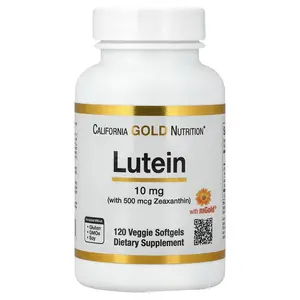 California Gold Nutrition Lutein with Zeaxanthin from Marigold Extract, 120 Veggie Softgels