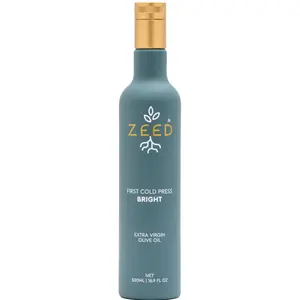 Zeed Pantry BRIGHT EVOO, Cold-Pressed Extra Virgin Olive Oil with Wild Lebanese Oregano, Finishing-Grade Infused Olive Oil in UV-Protected Glass Bottle, Small-Batch Gourmet Cooking Oil from Chouf Lebanon