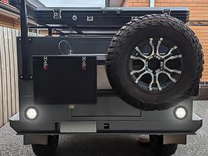 Nilight 4Inch Round Trailer Tail Light 2PCS 24LED White Back Up Reverse Light w/Flush Mount Grommets Plugs IP67 Waterproof for 12V Truck Trailer Bus RV Camper ATV UTV