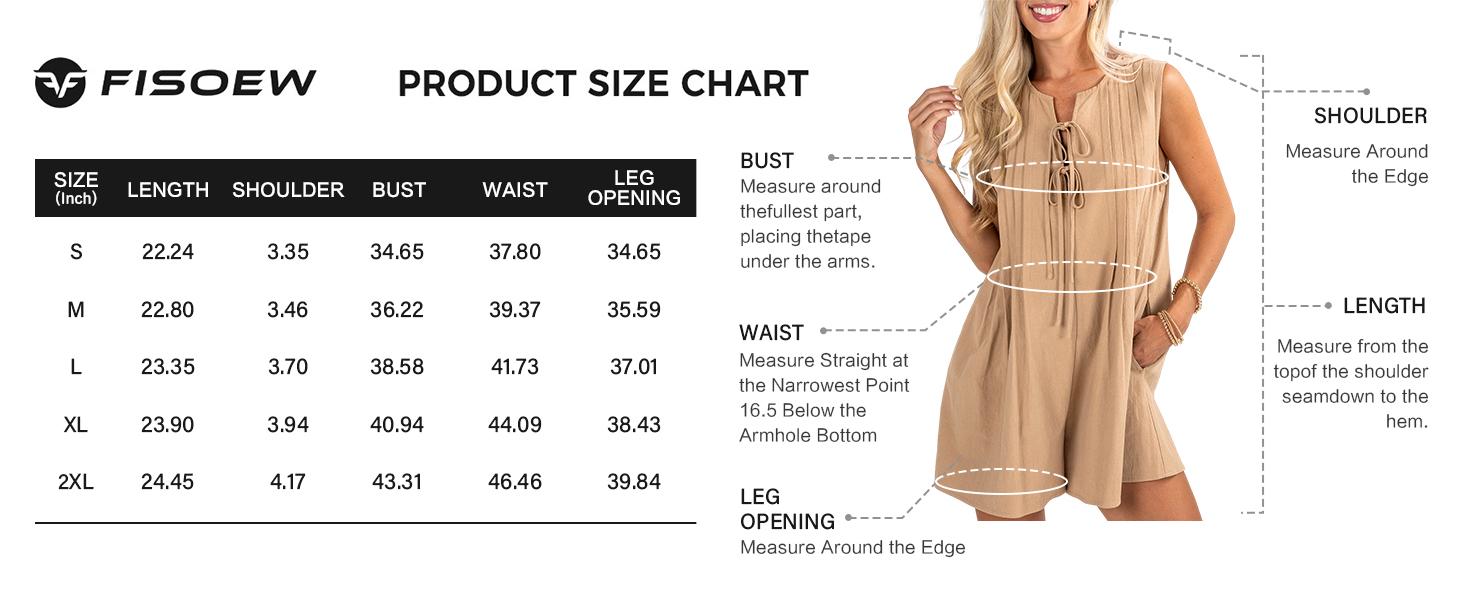 Fisoew Sports Super soft 100% cotton women's jumpsuit - one-piece bodysuit | Perfect Valentine's Day gift, loungewear, vacation wear | Comfortable and stylish