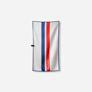 Fitness Towel: Rally White Red and Blue