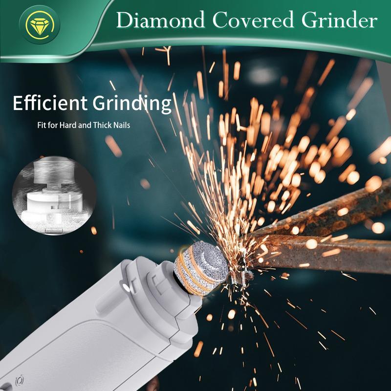 Pet nail grinder, multifunctional dog nailtrimmerand cat nail trimmer kit, ultra quietelectric petnail grinder, rechargeable, suitable fortrimmingsmall and large dogs, with a 4-hourbattery life pet hair Pet nail grinder, multifunctional dog nailtrimmerand cat nail trimmer kit, ultra quietelectric petnail grinder, rechargeable, suitable fortrimmingsmall and large dogs, with a 4-hourbattery life pet hair