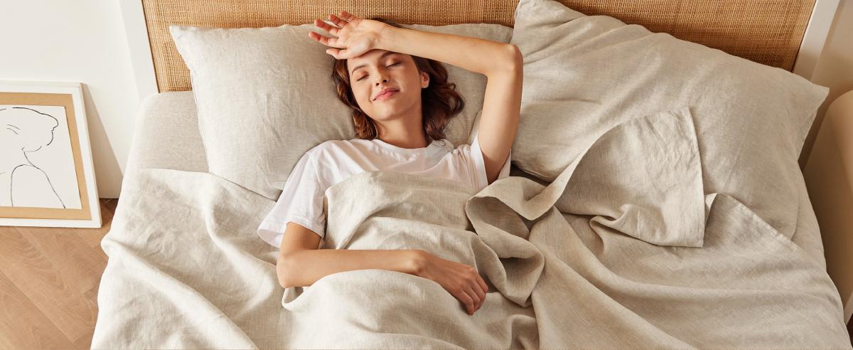 Bedsure Linen Sheets- Bed Blend from Linen Cotton, Breathable Cotton Bedsheets, 4 Pieces , Gifts for All Season