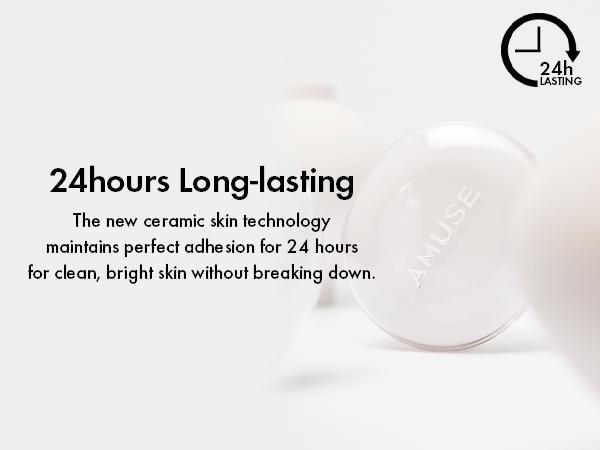 [AMUSE Seoul Official] CERAMIC SKIN PERFECTOR CUSHION FOUNDATION | 4 shades