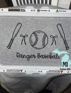 Custom Baseball Embroidered Crewneck – Personalized Team Sweatshirt