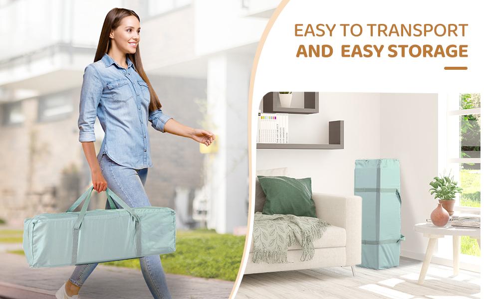 JOYMOR Baby Bedside Bassinet, Baby Bassinet, Pack n Play Convert Playpen, Quick Foldable Travel Bed with Wheels & Brake, Carry Bag for Boys Girls JOYMOR Baby Bedside Bassinet, Baby Bassinet, Pack n Play Convert Playpen, Quick Foldable Travel Bed with Wheels & Brake, Carry Bag for Boys Girls