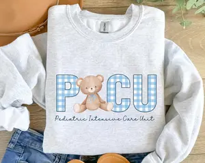 Picu Nurse Sweatshirt, Pediatric Intensive Care Unit Nurse Crewneck, Blue Nurse PICU Sweater, Future Peds Nurse Gift, Cute Picu Gift