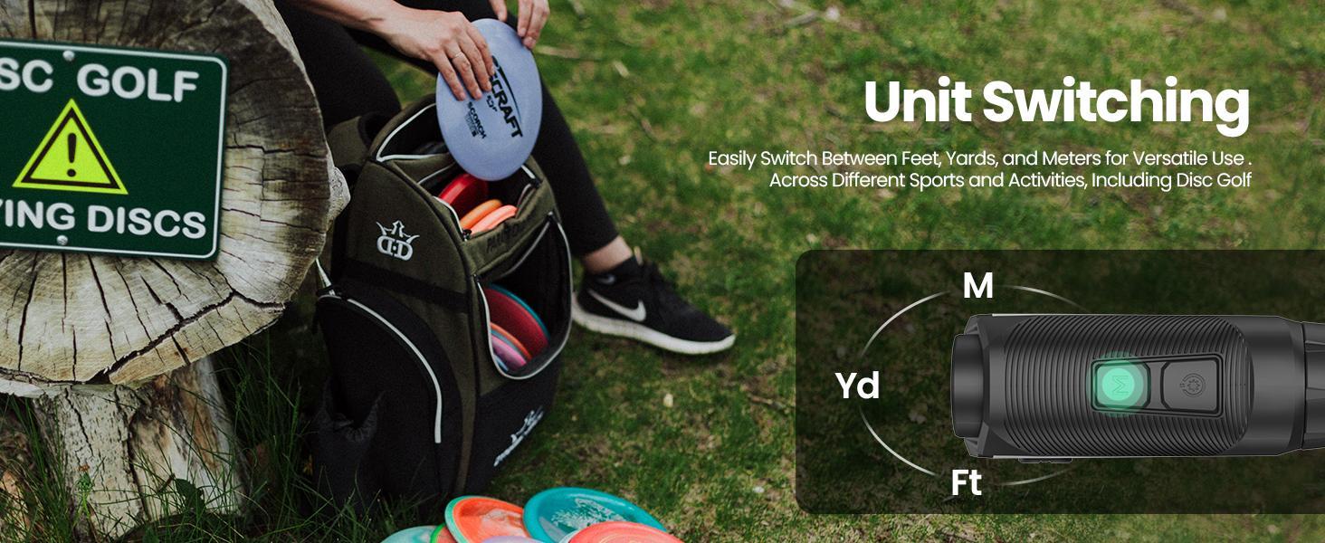 LCD External Scrren Range Finder PF2L with Magnetic Golf Rangefinder Slope Switch with Feet/Yard/M Range Finder Golf with Scanning, Golf Rangefinder Fast Flag-Lock with Vibration，Perfect Gift  For Men