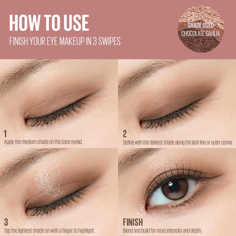 Kaja Korean Eyeshadow l Beauty Bento Duo Bundle (Chocolate Dahlia & Forest Night / Neutral Moment & Rose Macaron)