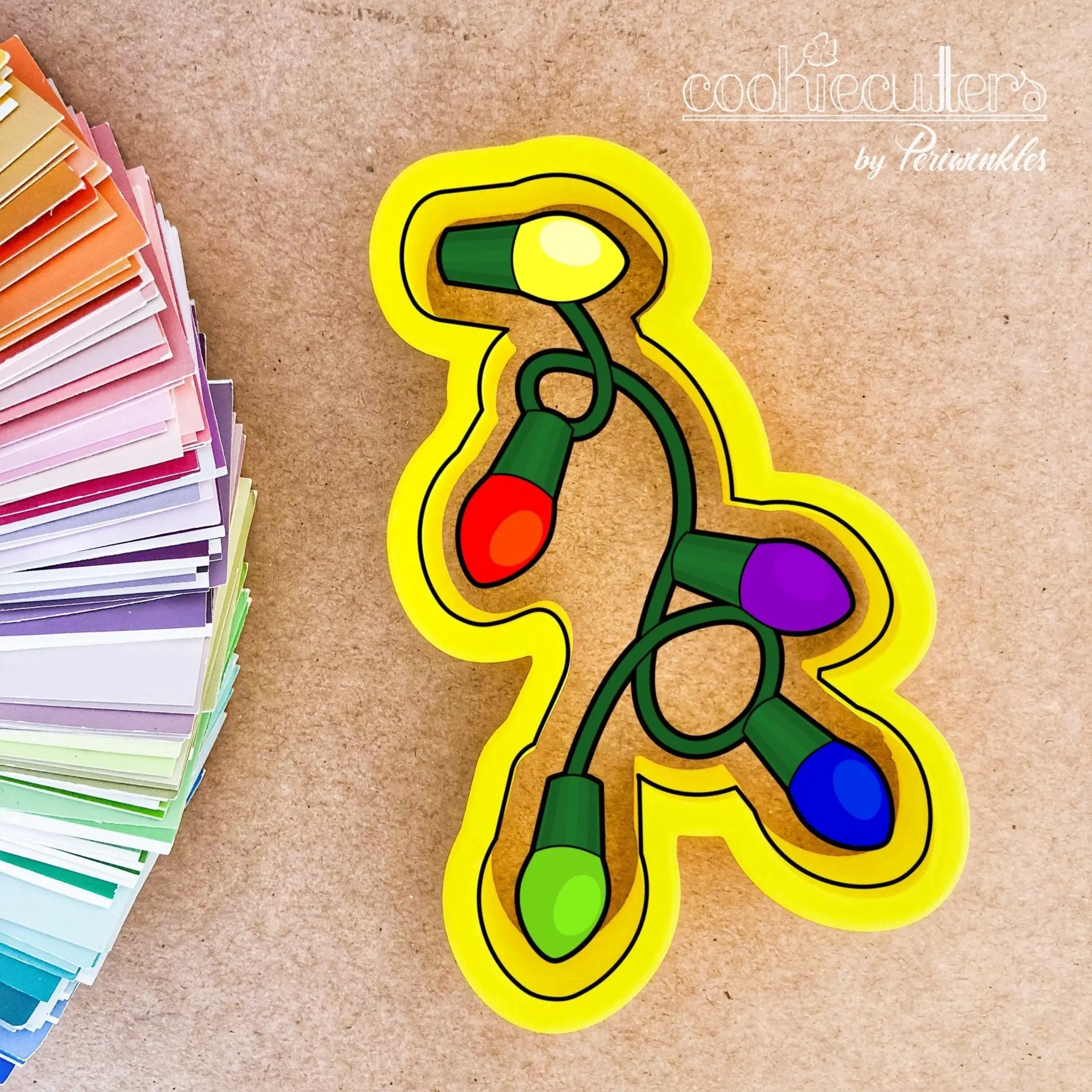 Christmas Lights Cookie Cutter
