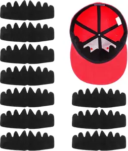 10 PCS Black Baseball Cap Inserts, Flexible Washable Hat Shaper Inserts for Baseball Cap, Sun Hat JIYIN