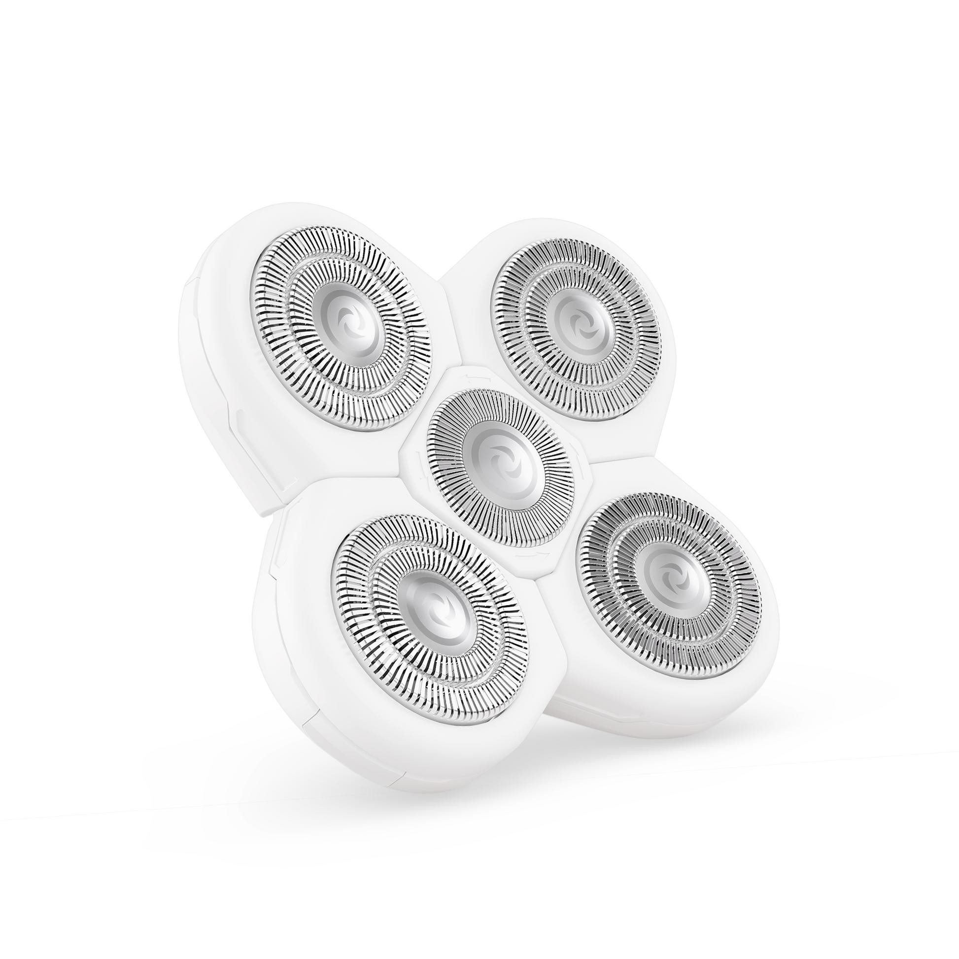 Freebird FlexSeries Refill for Women – 5-Head Rotary Replacement for Sensitive Skin, Silky Smooth Legs & Bikini Shave