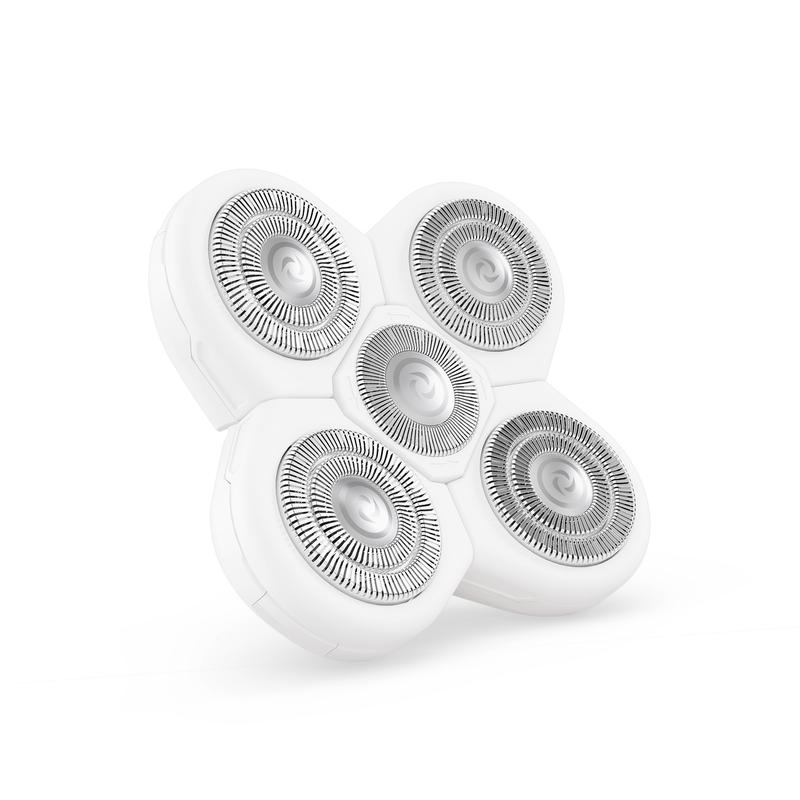 Freebird FlexSeries Refill for Women – 5-Head Rotary Replacement for Sensitive Skin, Silky Smooth Legs & Bikini Shave