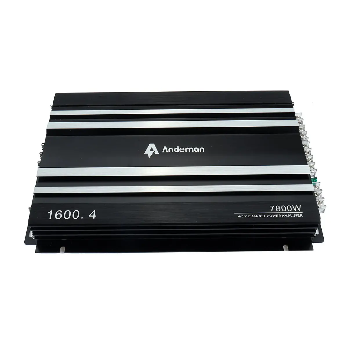 Andeman 4-Channel Car Stereo Amplifier, 12V-13.8V High Power Car Audio Amplifier with Efficient Cooling Design for Enhanced Audio Performance, Car Stereo Amp