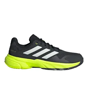 adidas Mens Courtjam Control 3 Tennis Sneakers Shoes - Black