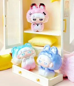 MIKKA Pajama Party Series mini figure Blind Bag,Cute Collectible Toy Figurine, Kawaii Desk Decor, Surprise Gift for Girls Kids, Birthday Party Favor