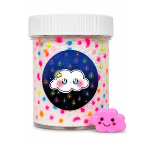 Falling Stars Slime – Fluffy Cloud Slime with Charm