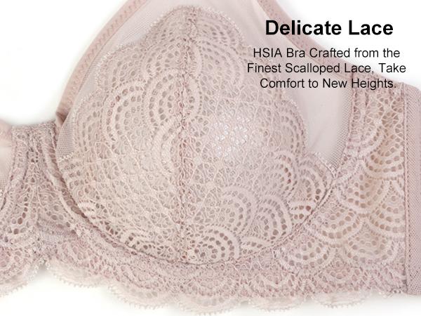 Live HSIA Mermaid Scales Plus Size Lace Mesh Unlined Full Coverage Underwire Bra SpringStatements Live HSIA Mermaid Scales Plus Size Lace Mesh Unlined Full Coverage Underwire Bra SpringStatements