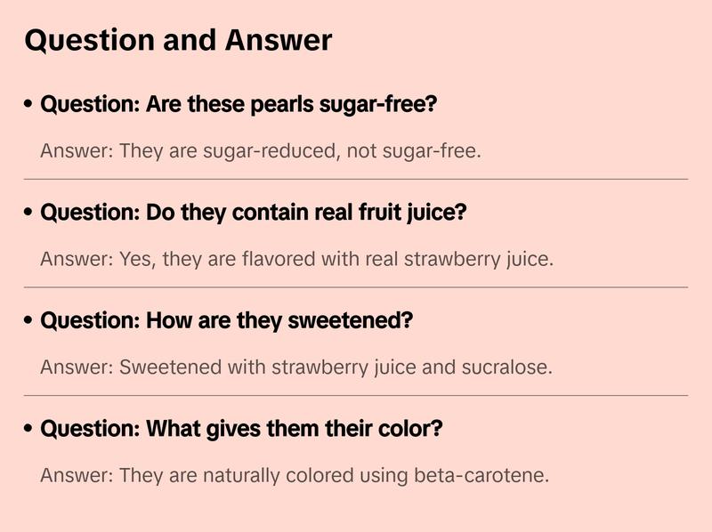 Strawberry Popping Pearls